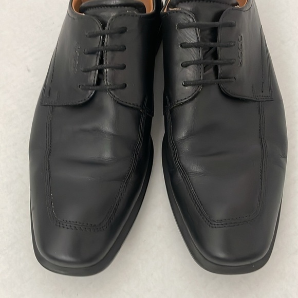 ECCO Men’s Dress Shoe Soft Leather Queenstown Oxfords Size 8 - Picture 2 of 9
